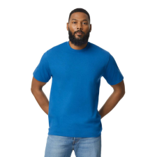 GILDAN GI3000 körkötött rövid ujjú férfi pamut póló, Royal-3XL férfi póló