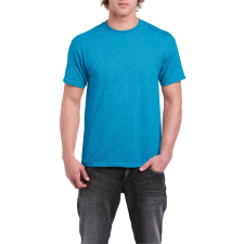 GILDAN GI5000 Heavy Cotton felnőtt póló (heather sapphire, L) munkaruha