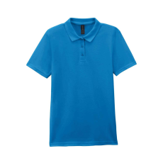 GILDAN GIL64800-B3 SOFTSTYLE® LADIES' DOUBLE PIQUÉ POLO WITH 3 COLOUR-MATCHED BUTTONS 2XL