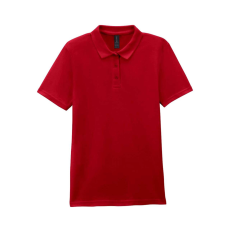 GILDAN GIL64800-B3 SOFTSTYLE® LADIES' DOUBLE PIQUÉ POLO WITH 3 COLOUR-MATCHED BUTTONS XL