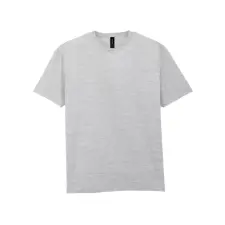 GILDAN Gildan GI3000 körkötött rövid ujjú férfi pamut póló Ash Grey-XL férfi póló