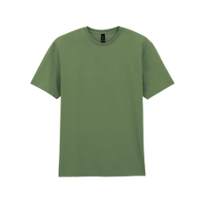GILDAN Gildan GI3000 körkötött rövid ujjú férfi pamut póló Military Green-5XL