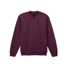 GILDAN GISF008 SOFTSTYLE MIDWEIGHT ADULT FLEECE 1/4 ZIP SWEATSHIRT 2XL férfi pulóver, kardigán