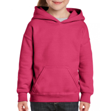 GILDAN Gyerek kapucnis pulóver Gildan GIB18500 Heavy Blend™ Youth Hooded Sweatshirt -L, Heliconia