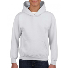 GILDAN Gyerek kapucnis pulóver Gildan GIB18500 Heavy Blend™ Youth Hooded Sweatshirt -L, White