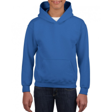 GILDAN Gyerek kapucnis pulóver Gildan GIB18500 Heavy Blend™ Youth Hooded Sweatshirt -M, Royal
