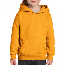 GILDAN Gyerek kapucnis pulóver Gildan GIB18500 Heavy Blend™ Youth Hooded Sweatshirt -S, Gold
