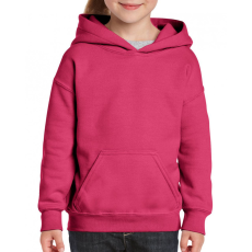GILDAN Gyerek kapucnis pulóver Gildan GIB18500 Heavy Blend™ Youth Hooded Sweatshirt -XS, Heliconia
