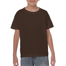 GILDAN Gyerek póló Gildan GIB5000 Heavy Cotton™ Youth T-Shirt -S, Dark Chocolate gyerek póló