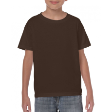 GILDAN Gyerek póló Gildan GIB5000 Heavy Cotton™ Youth T-Shirt -XS, Dark Chocolate