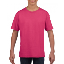 GILDAN Gyerek póló Gildan GIB64000 Softstyle® Youth T-Shirt -M, Heliconia gyerek póló