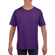 GILDAN Gyerek póló Gildan GIB64000 Softstyle® Youth T-Shirt -S, Purple gyerek póló