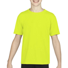 GILDAN Gyerek póló Rövid ujjú Gildan Gildan Performance Youth T-Shirt - XL (176), Safety zöld gyerek póló