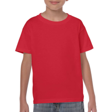 GILDAN Gyerek póló Rövid ujjú Gildan Heavy Cotton Youth T-Shirt - M (170), Piros