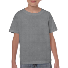 GILDAN Gyerek póló Rövid ujjú Gildan Heavy Cotton Youth T-Shirt - XL (182), Heather grafitszürke gyerek póló