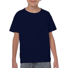 GILDAN Gyerek póló Rövid ujjú Gildan Heavy Cotton Youth T-Shirt - XS (140/152), Sötétkék (navy) gyerek póló