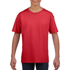 GILDAN Gyerek póló Rövid ujjú Gildan Softstyle Youth T-Shirt - M (116/134), Piros gyerek póló