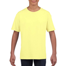 GILDAN Gyerek póló Rövid ujjú Gildan Softstyle Youth T-Shirt - XS (104/110), Cornsilk (világossárga) gyerek póló