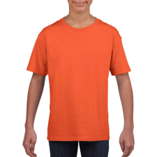 GILDAN Gyerek póló Rövid ujjú Gildan Softstyle Youth T-Shirt - XS (104/110), Narancssárga gyerek póló