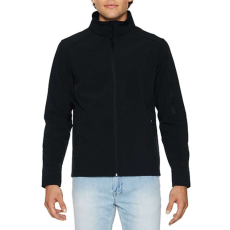 GILDAN Hammer uniszex softshell dzseki, Gildan GISS800, Black-3XL