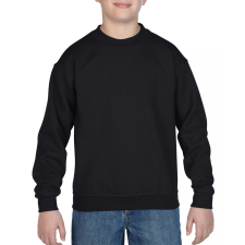GILDAN heavy blend GIB18000 körkötött kereknyakú gyerek pulóver, Fekete-S gyerek pulóver, kardigán