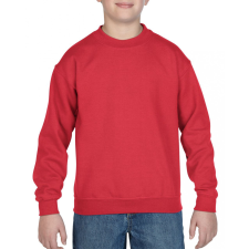 GILDAN heavy blend GIB18000 körkötött kereknyakú gyerek pulóver, Piros-M gyerek pulóver, kardigán