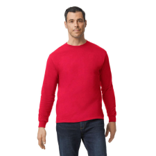 GILDAN ® Heavy Cotton™ hosszú ujjú póló (red, 2XL) munkaruha