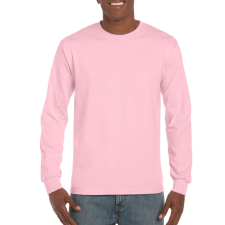 GILDAN Hosszú ujjú klasszikus szabású póló, Gildan GI2400, Light Pink-M férfi póló
