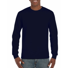 GILDAN Hosszú ujjú klasszikus szabású póló, Gildan GI2400, Navy-5XL