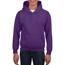 GILDAN kapucnis gyerek pulóver, GIB18500, Purple-XL gyerek pulóver, kardigán