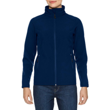 GILDAN Karcsúsított softshell cipzáros női dzseki, Gildan GILSS800, Navy-4XL női dzseki, kabát