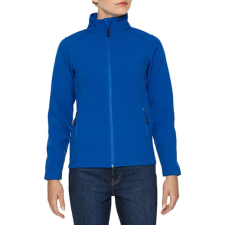 GILDAN Karcsúsított softshell cipzáros női dzseki, Gildan GILSS800, Royal-2XL női dzseki, kabát