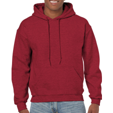 GILDAN Kenguru zsebes kapucnis pulóver, Gildan GI18500, Antique Cherry Red-2XL férfi pulóver, kardigán
