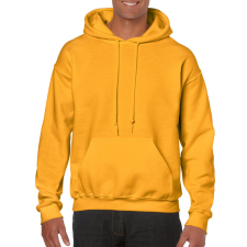 GILDAN Kenguru zsebes kapucnis pulóver, Gildan GI18500, Gold-3XL férfi pulóver, kardigán
