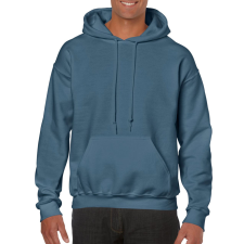 GILDAN Kenguru zsebes kapucnis pulóver, Gildan GI18500, Indigo Blue-3XL férfi pulóver, kardigán