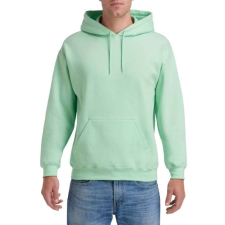 GILDAN Kenguru zsebes kapucnis pulóver, Gildan GI18500, Mint Green-XL férfi pulóver, kardigán