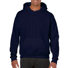 GILDAN Kenguru zsebes kapucnis pulóver, Gildan GI18500, Navy-XL férfi pulóver, kardigán