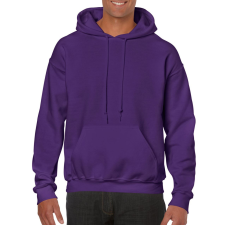 GILDAN Kenguru zsebes kapucnis pulóver, Gildan GI18500, Purple-XL férfi pulóver, kardigán