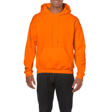 GILDAN Kenguru zsebes kapucnis pulóver, Gildan GI18500, S.Orange-4XL férfi pulóver, kardigán