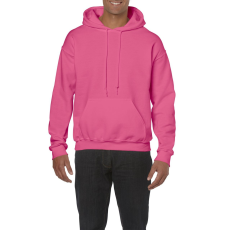 GILDAN Kenguru zsebes kapucnis pulóver, Gildan GI18500, Safety Pink-L