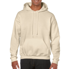 GILDAN Kenguru zsebes kapucnis pulóver, Gildan GI18500, Sand-5XL férfi pulóver, kardigán