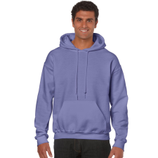 GILDAN Kenguru zsebes kapucnis pulóver, Gildan GI18500, Violet-XL férfi pulóver, kardigán
