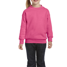 GILDAN kereknyakú gyerek pulóver, GIB18000, Safety Pink-XS gyerek pulóver, kardigán