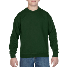 GILDAN Kereknyakú gyerekpulóver, Gildan GIB18000, Forest Green-XL gyerek pulóver, kardigán