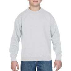 GILDAN Kereknyakú gyerekpulóver, Gildan GIB18000, White-L