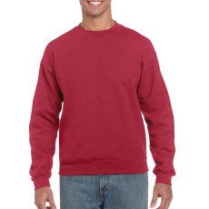 GILDAN Kereknyakú körkötött pulóver, Gildan GI18000, Antique Cherry Red-XL