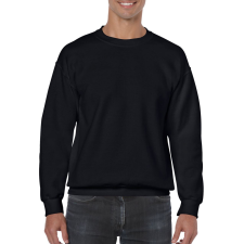 GILDAN Kereknyakú körkötött pulóver, Gildan GI18000, Black-4XL férfi pulóver, kardigán