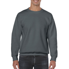 GILDAN Kereknyakú körkötött pulóver, Gildan GI18000, Charcoal-4XL férfi pulóver, kardigán