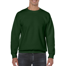GILDAN Kereknyakú körkötött pulóver, Gildan GI18000, Forest Green-3XL férfi pulóver, kardigán