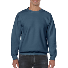GILDAN Kereknyakú körkötött pulóver, Gildan GI18000, Indigo Blue-XL férfi pulóver, kardigán